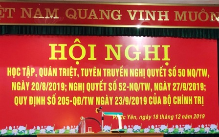 Hội nghị học tập, quán triệt, tuyên truyền và triển khai thực hiện các Nghị quyết ...